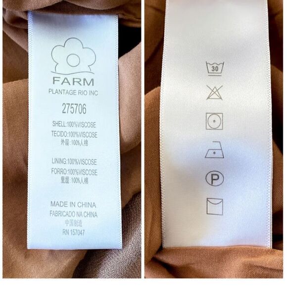 FARM Rio Beige Dots One Shoulder Dress
Size Small - Picture 8 of 10